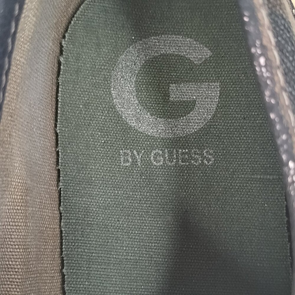 G by GUESS Camo Metallic Bronze Sneakers Decorative Zipper Women US 8.5M - Picture 8 of 10